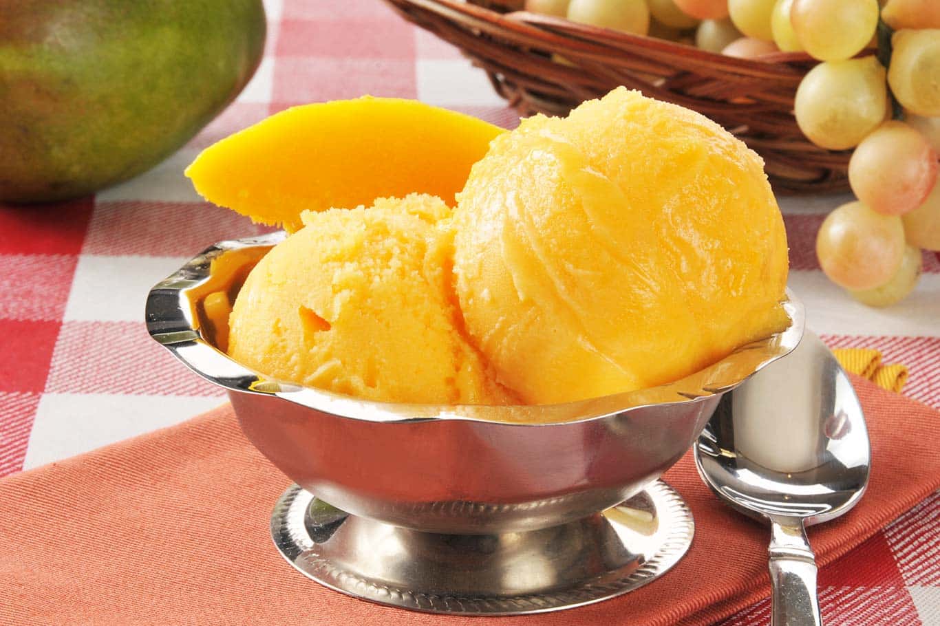 Helado de mango